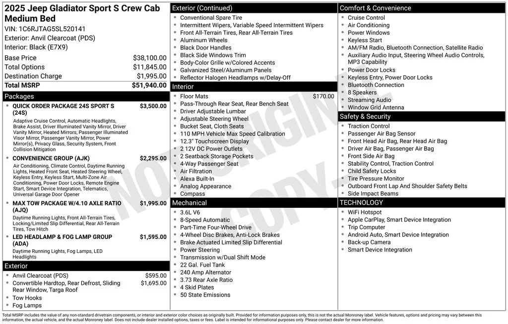 Certified Used 2025 Gray Jeep Sport S image 9