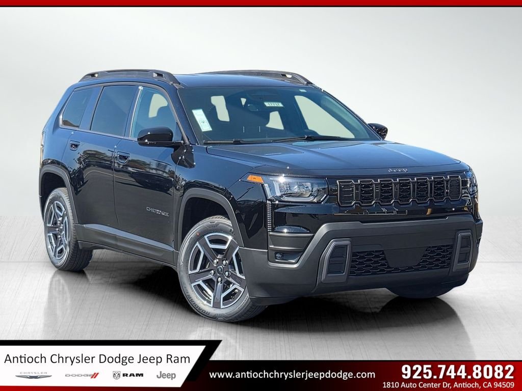 New 2026 Diamond Black Crystal Pearlcoat Jeep Limited image 1