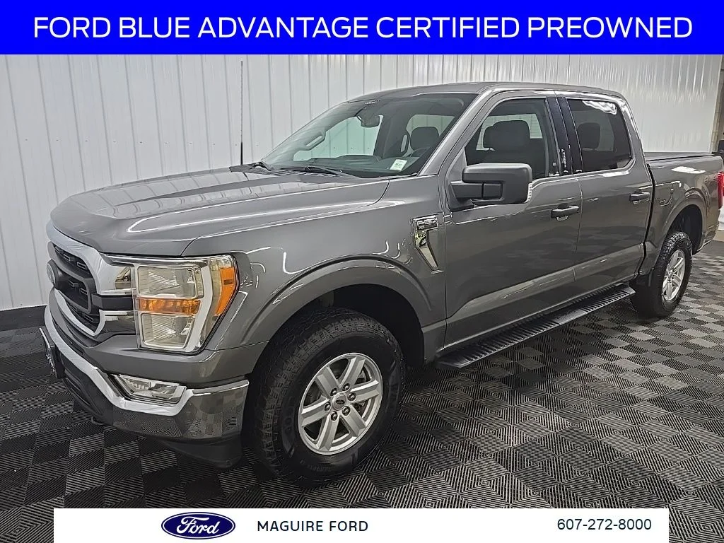 Used 2021 Carbonized Gray Metallic Ford XLT image 11