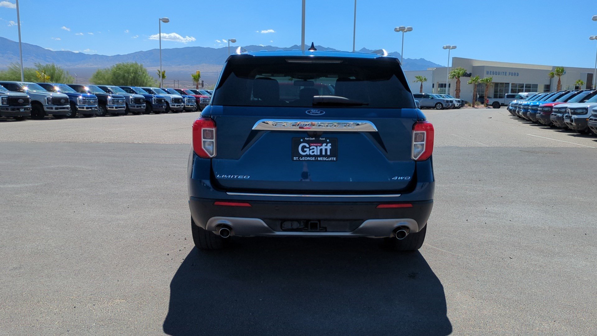 Used 2022 Blue Metallic Ford Limited image 4