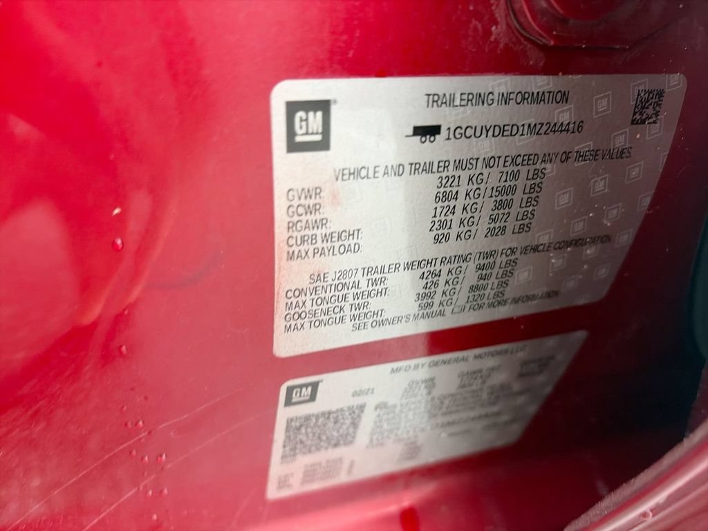 Used 2021 CHERRY RED TINTCOAT Chevrolet LT image 27