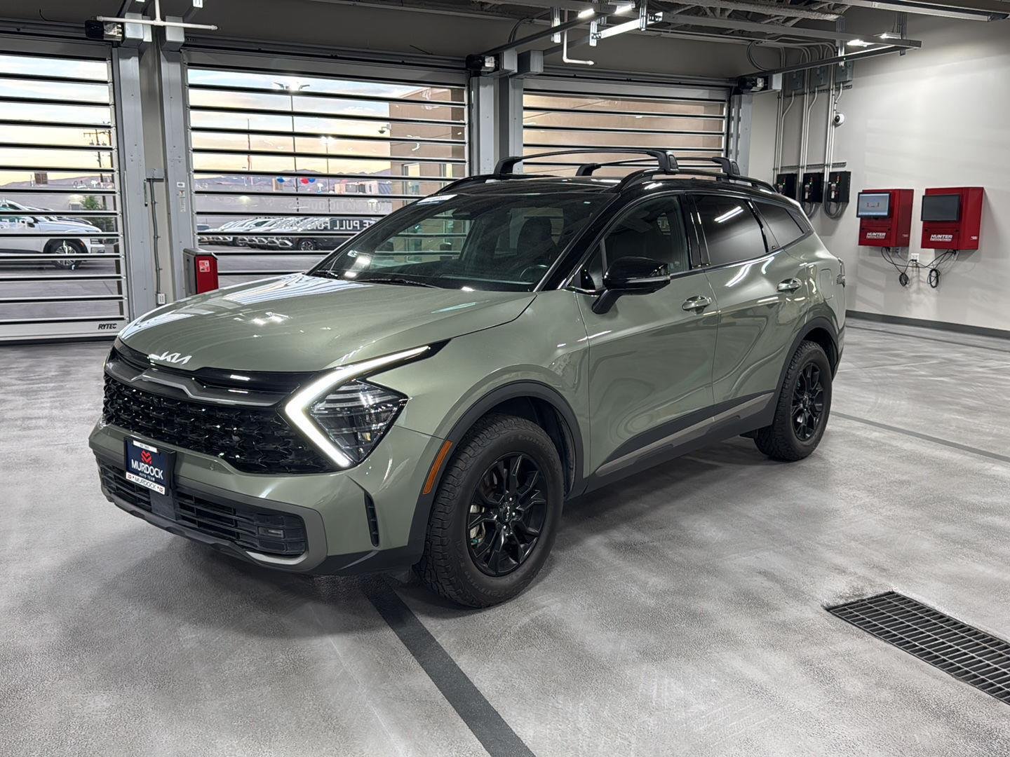 Used 2024 Jungle Green/Ebony Black Roof Kia X-Pro Prestige image 19