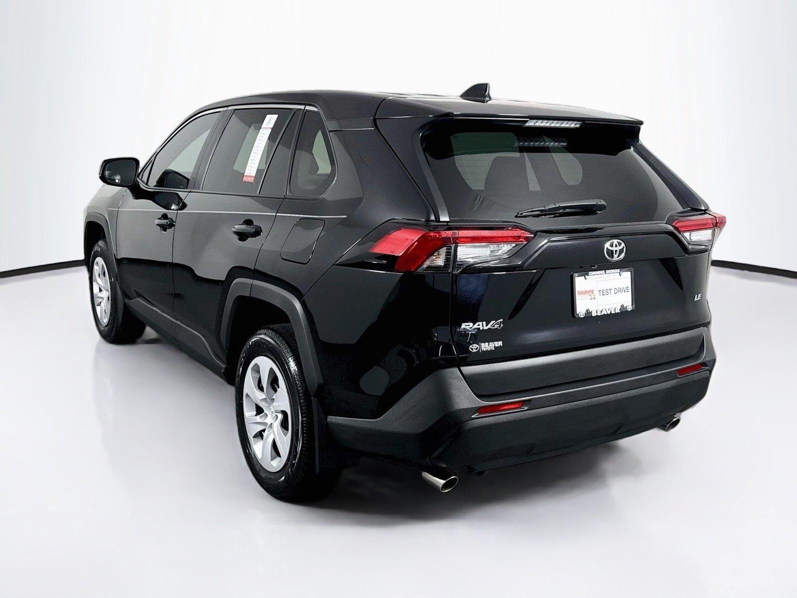 Certified Used 2025 Midnight Black Metallic Toyota LE image 11