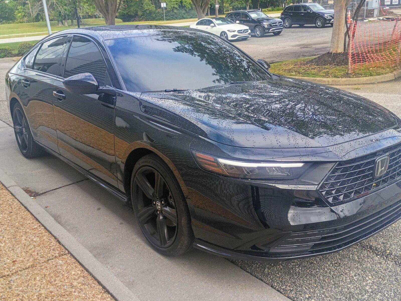 Used 2025 Crystal Black Pearl Honda Sport-L image 2