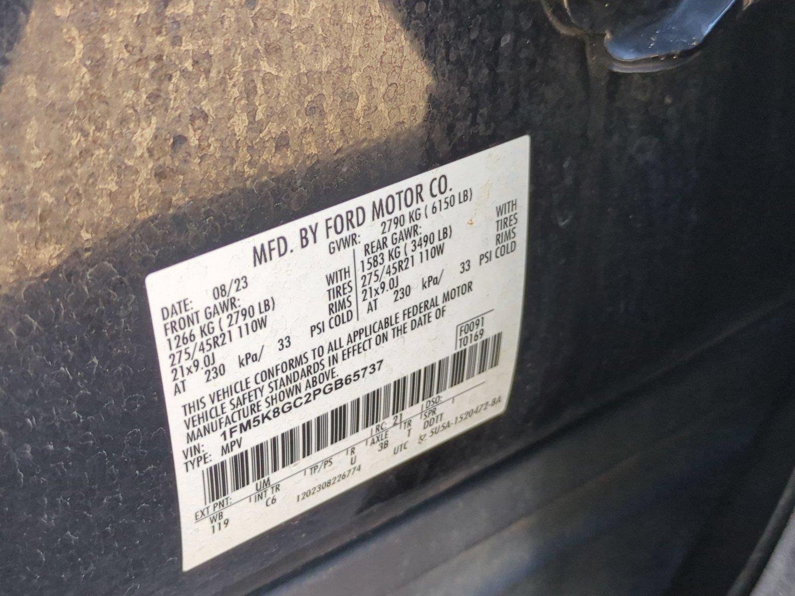 Used 2023 Agate Black Metallic Ford ST image 37