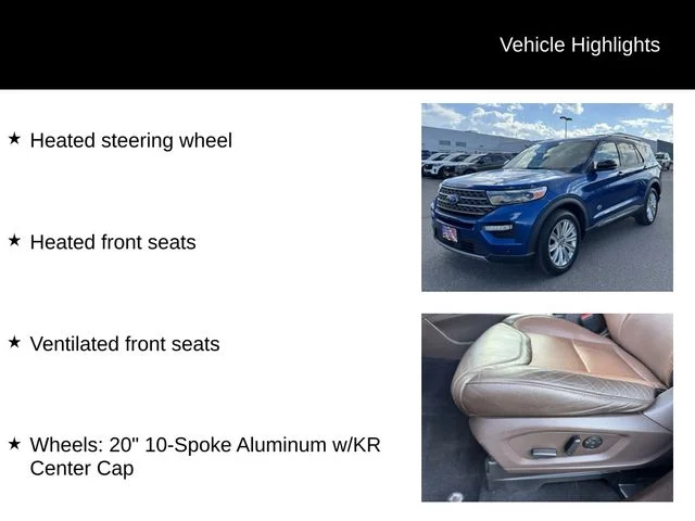 Used 2021 Blue Ford King Ranch image 15