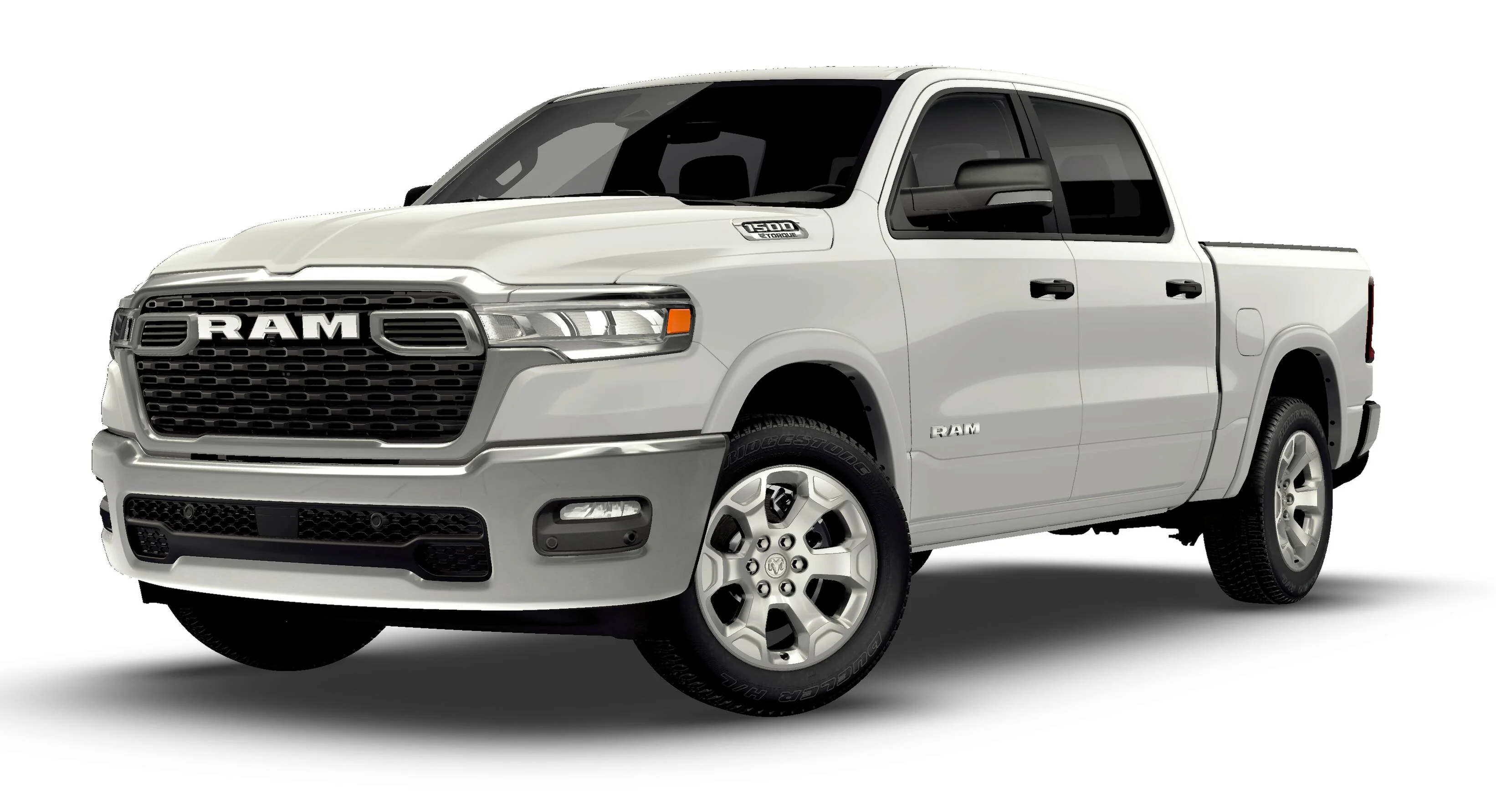New 2026 Bright White Clear-Coat Exterior Paint RAM BIG HORN image 13