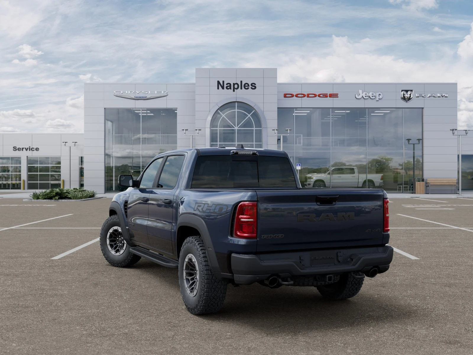 New 2026 Forged Blue Metallic Exterior Paint RAM RHO image 3