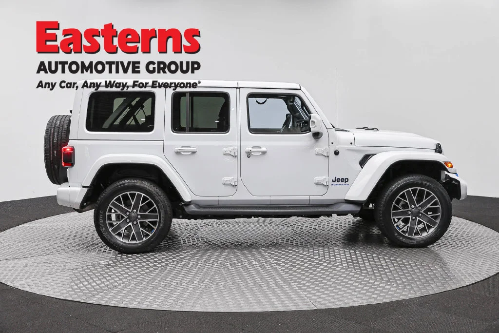 Used 2023 White Jeep Sahara 4xe image 4