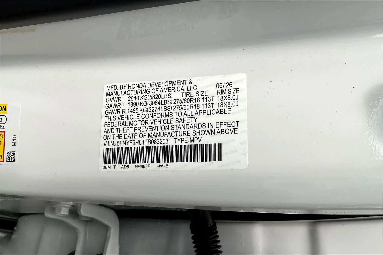 New 2026 Platinum White Pearl Honda TrailSport Elite image 17
