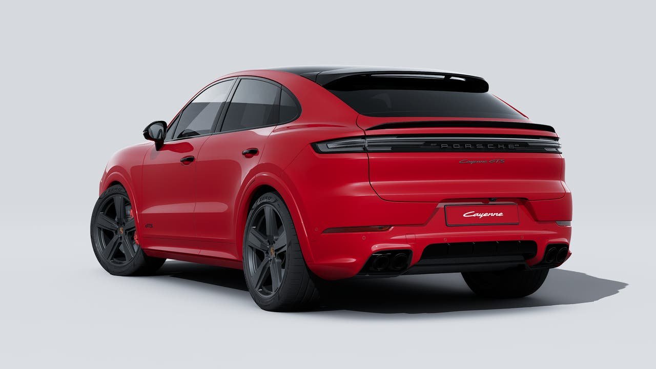 New 2027 Carmine Red Porsche GTS Coupe image 3
