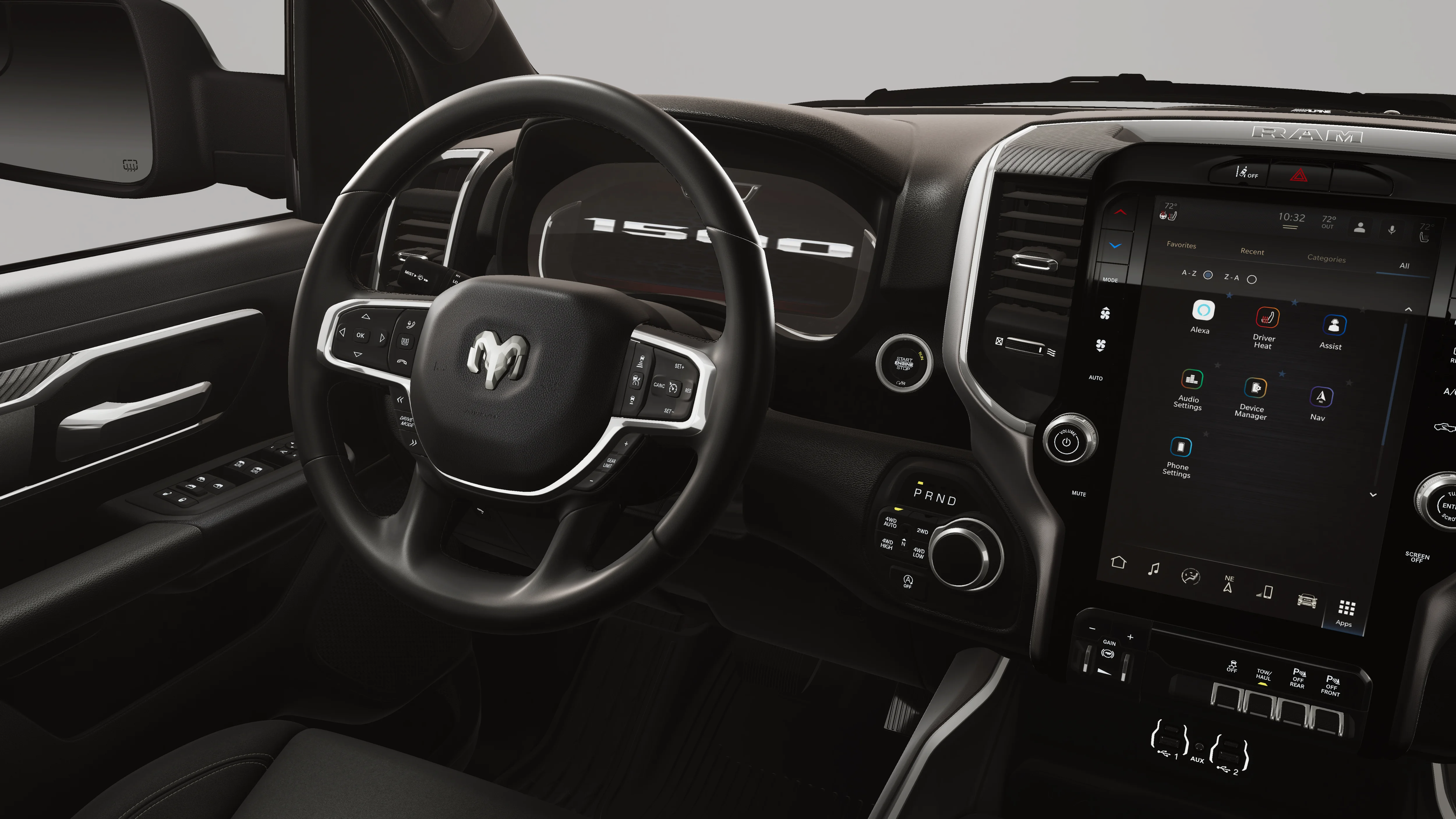 New 2026 Diamond Black Crystal Pearlcoat RAM BIG HORN image 21