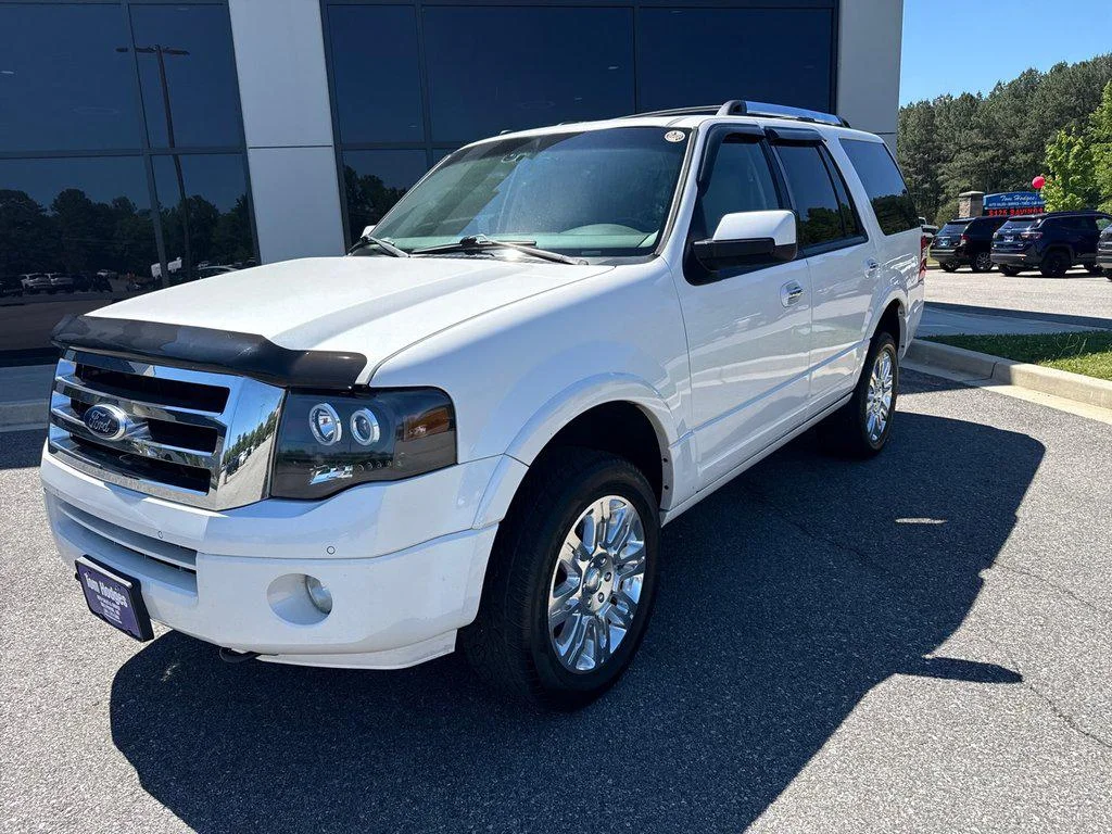 Used 2013 White Platinum Metallic Tri-Coat Ford 4WD 4dr Limited image 1