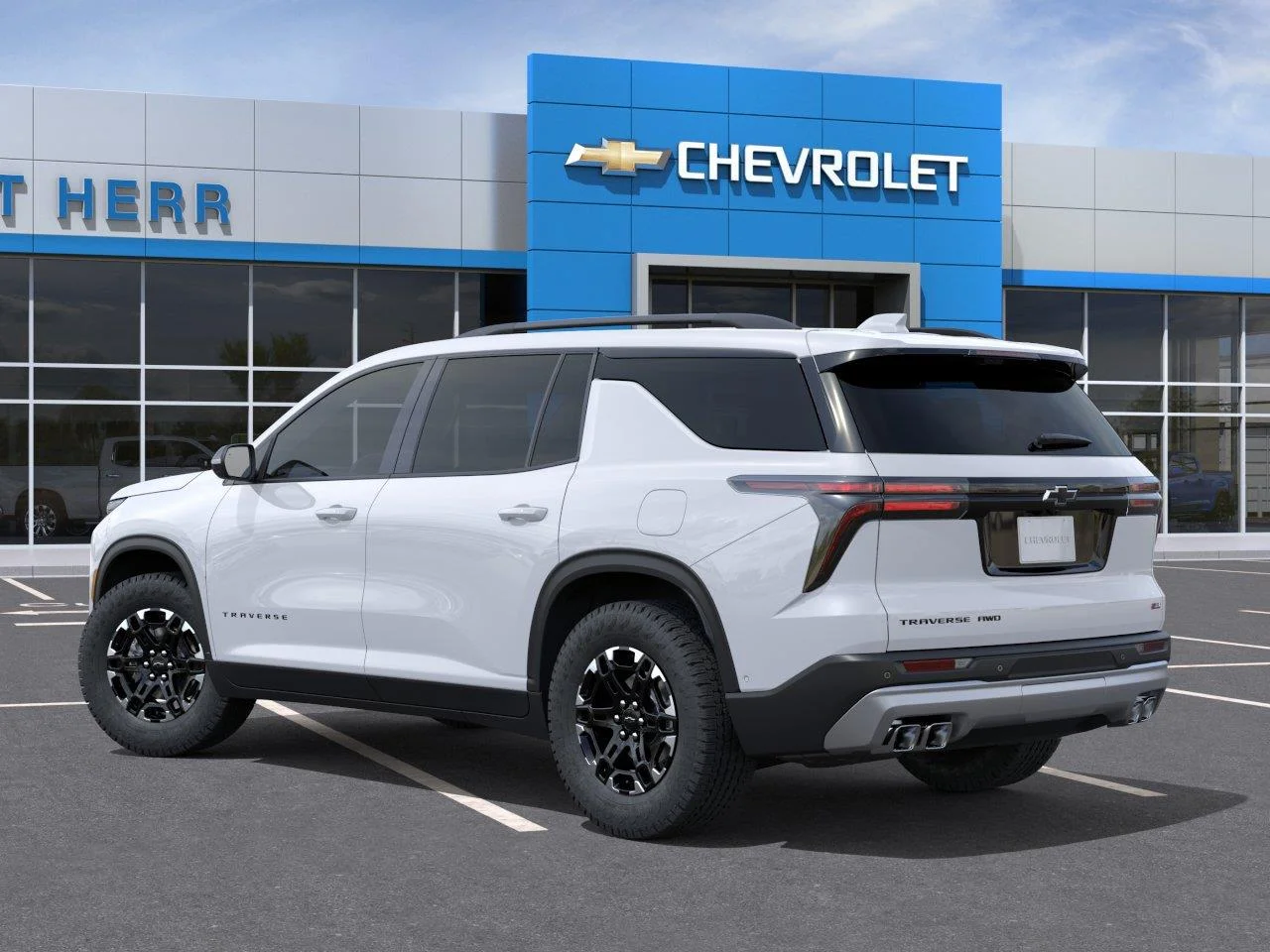 New 2027 Polar White Tricoat Chevrolet Z71 image 3
