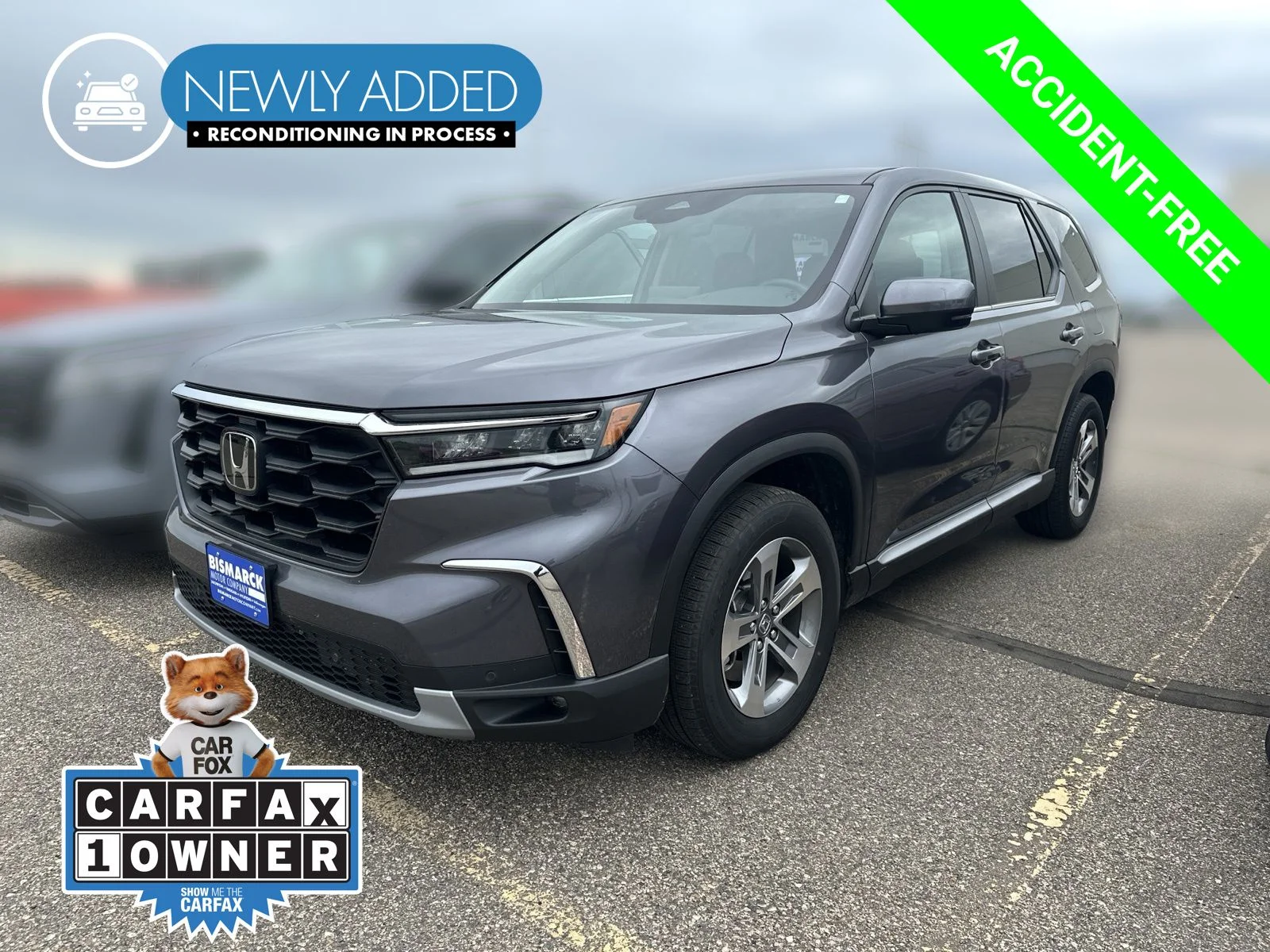 Certified Used 2024 Gray Honda EX-L image 1