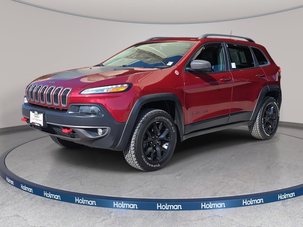 Used 2017 Red Jeep Trailhawk image 1