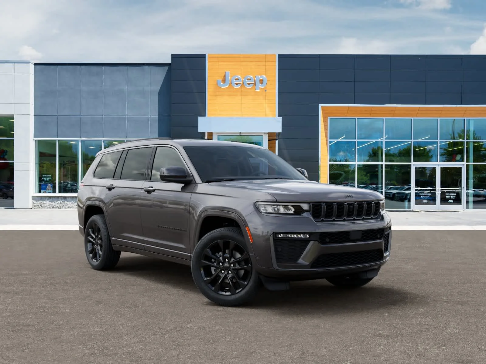 New 2026 Baltic Gray Metallic Clear-Coat Exterior Paint Jeep Limited Reserve image 5