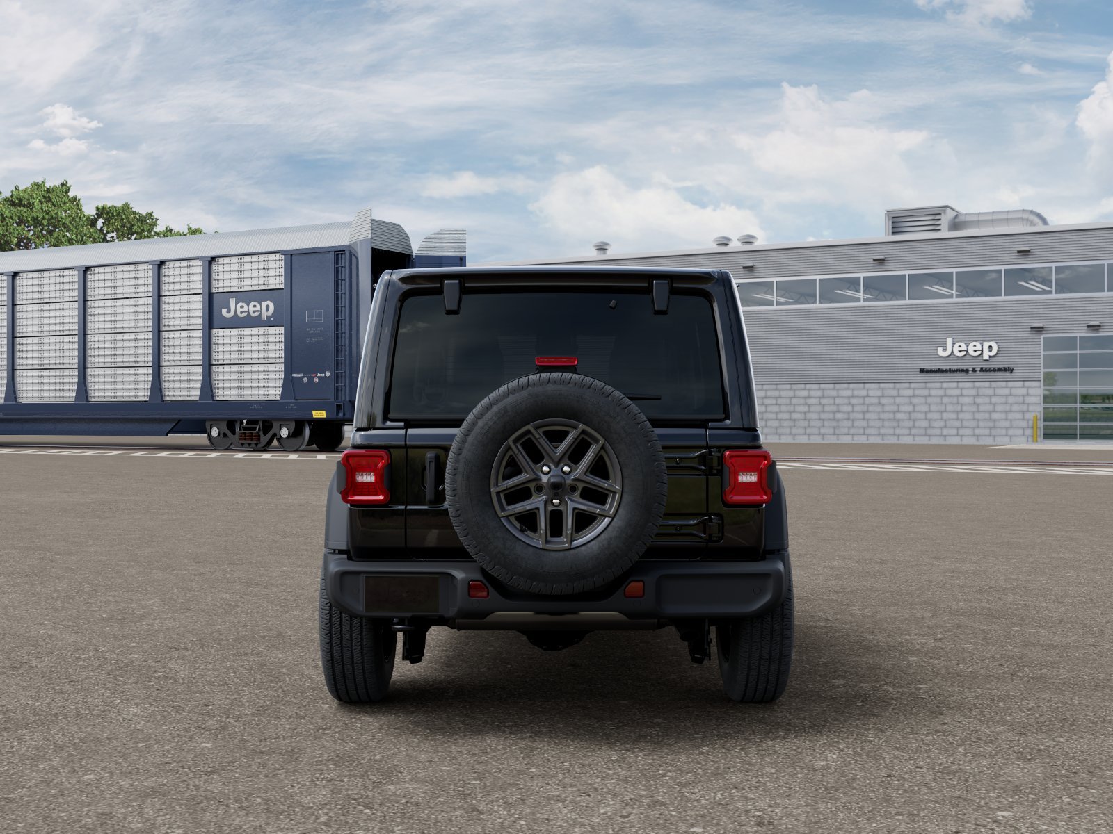 New 2026 Black Clear-Coat Exterior Paint Jeep Sport S image 7