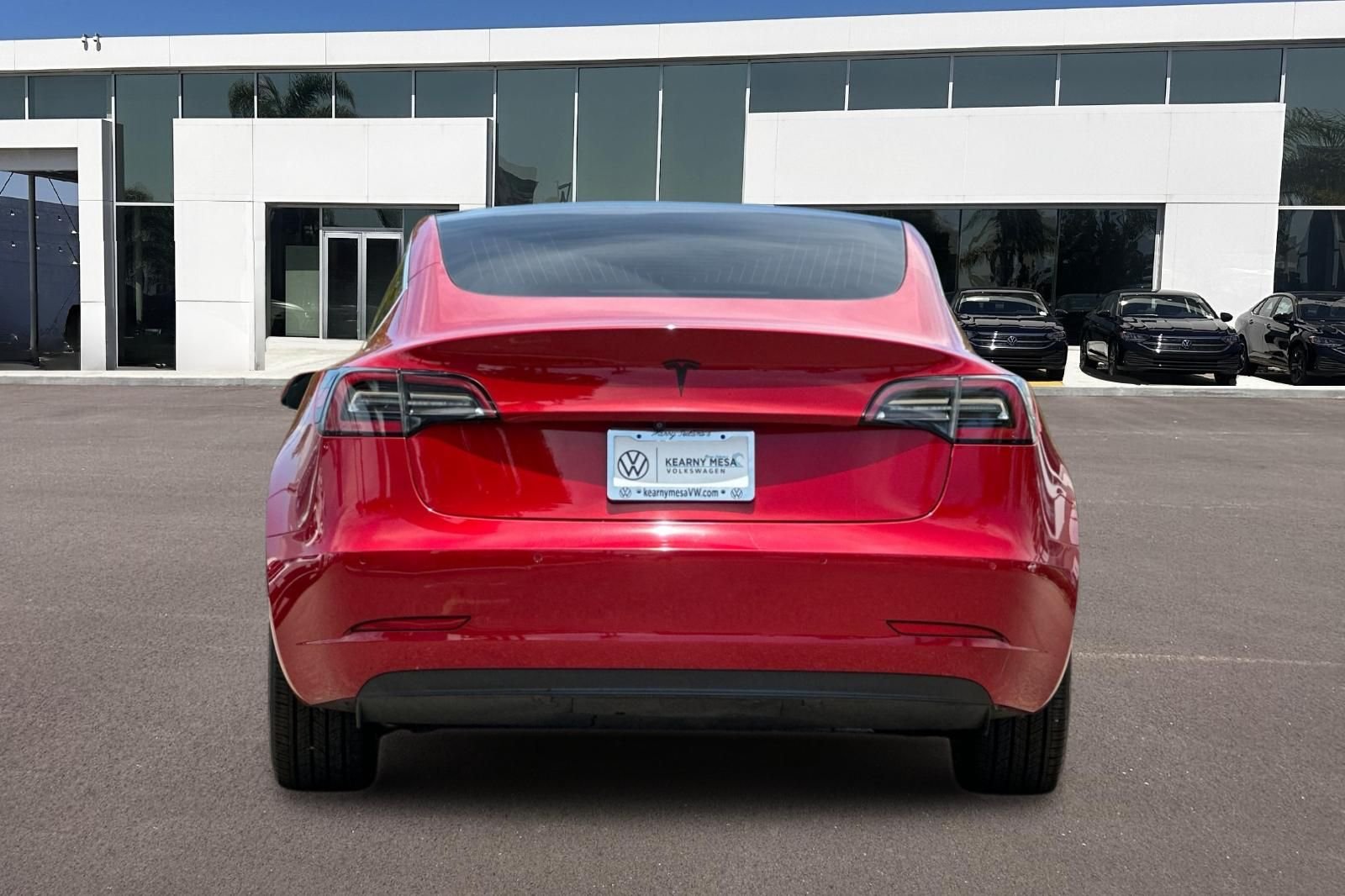 Used 2020 Red Multi-Coat Tesla Standard Range Plus image 4