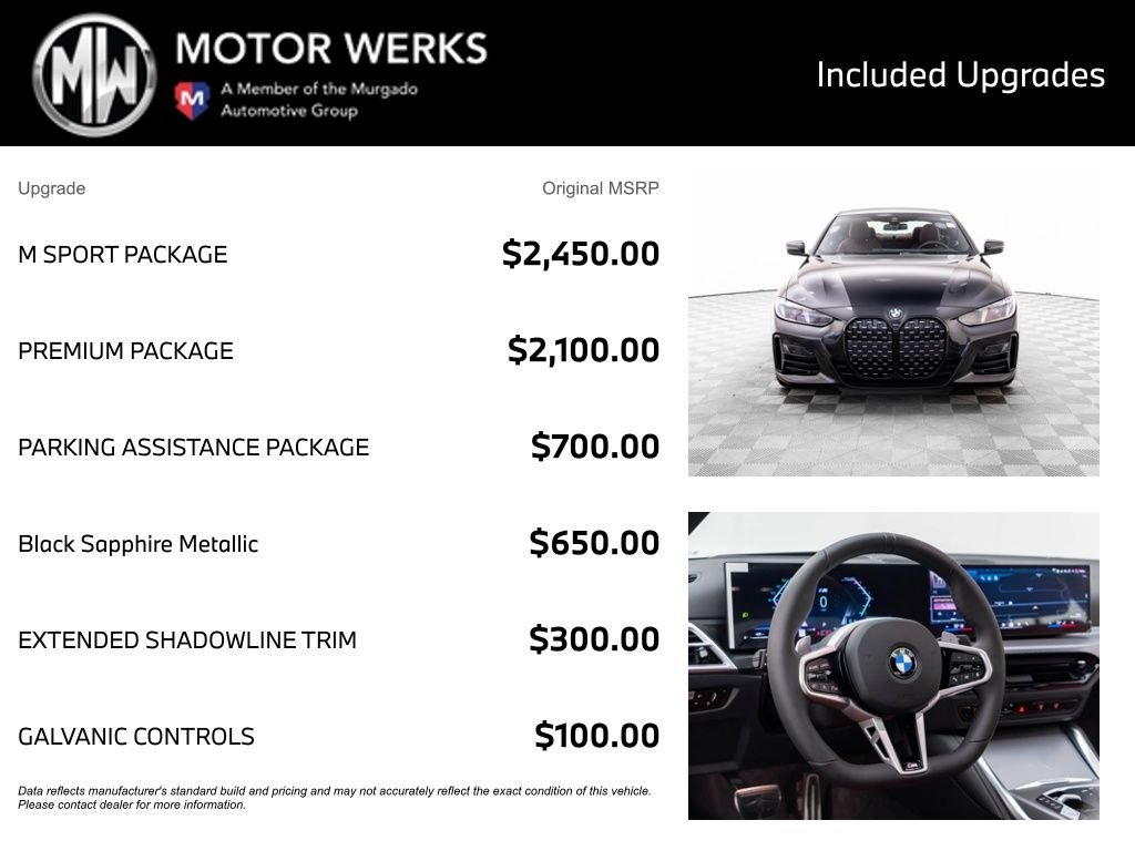 New 2026 Black Sapphire Metallic BMW 430i xDrive image 4