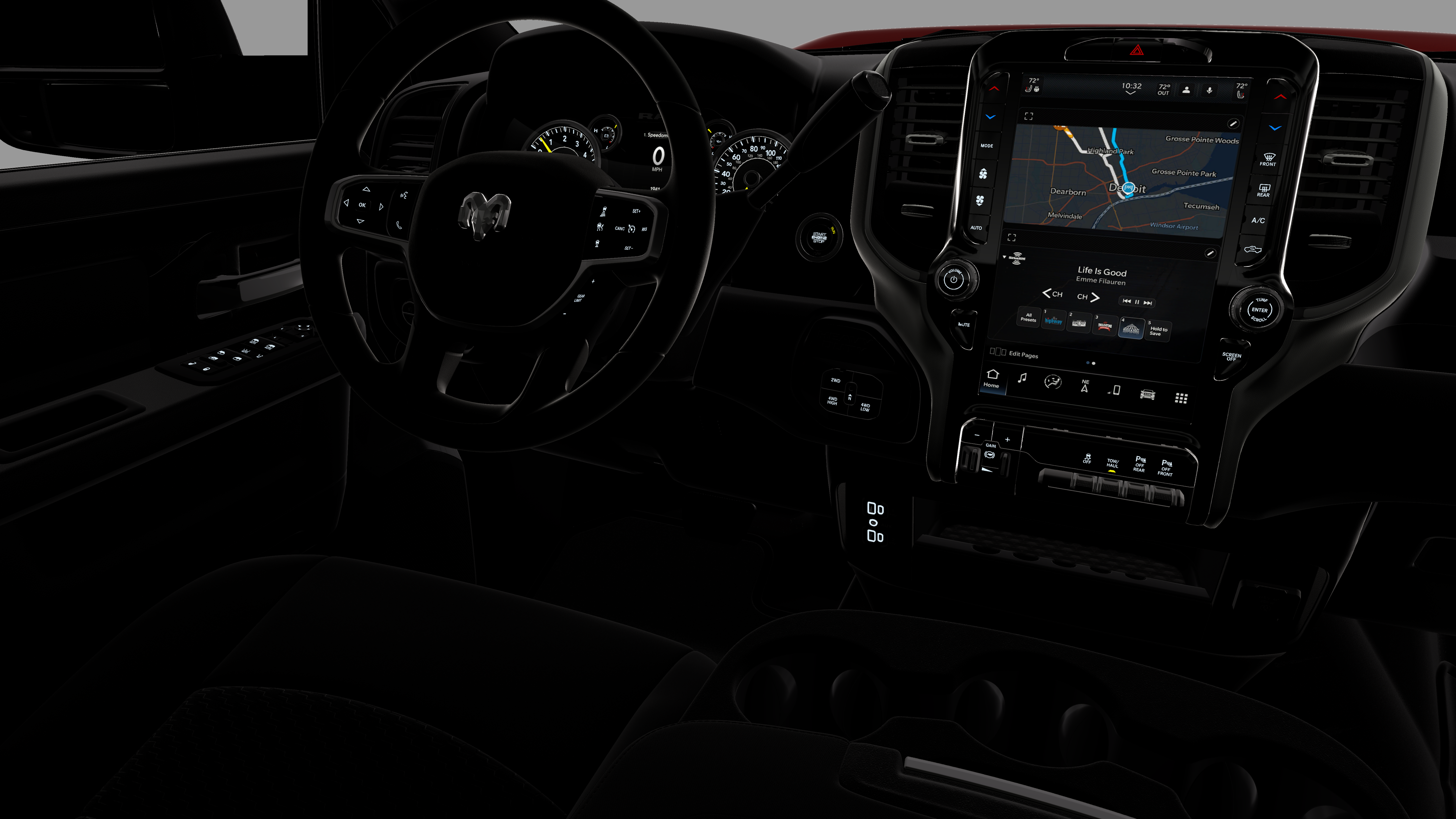 New 2026 Molten Red Pearlcoat RAM Black Express image 21