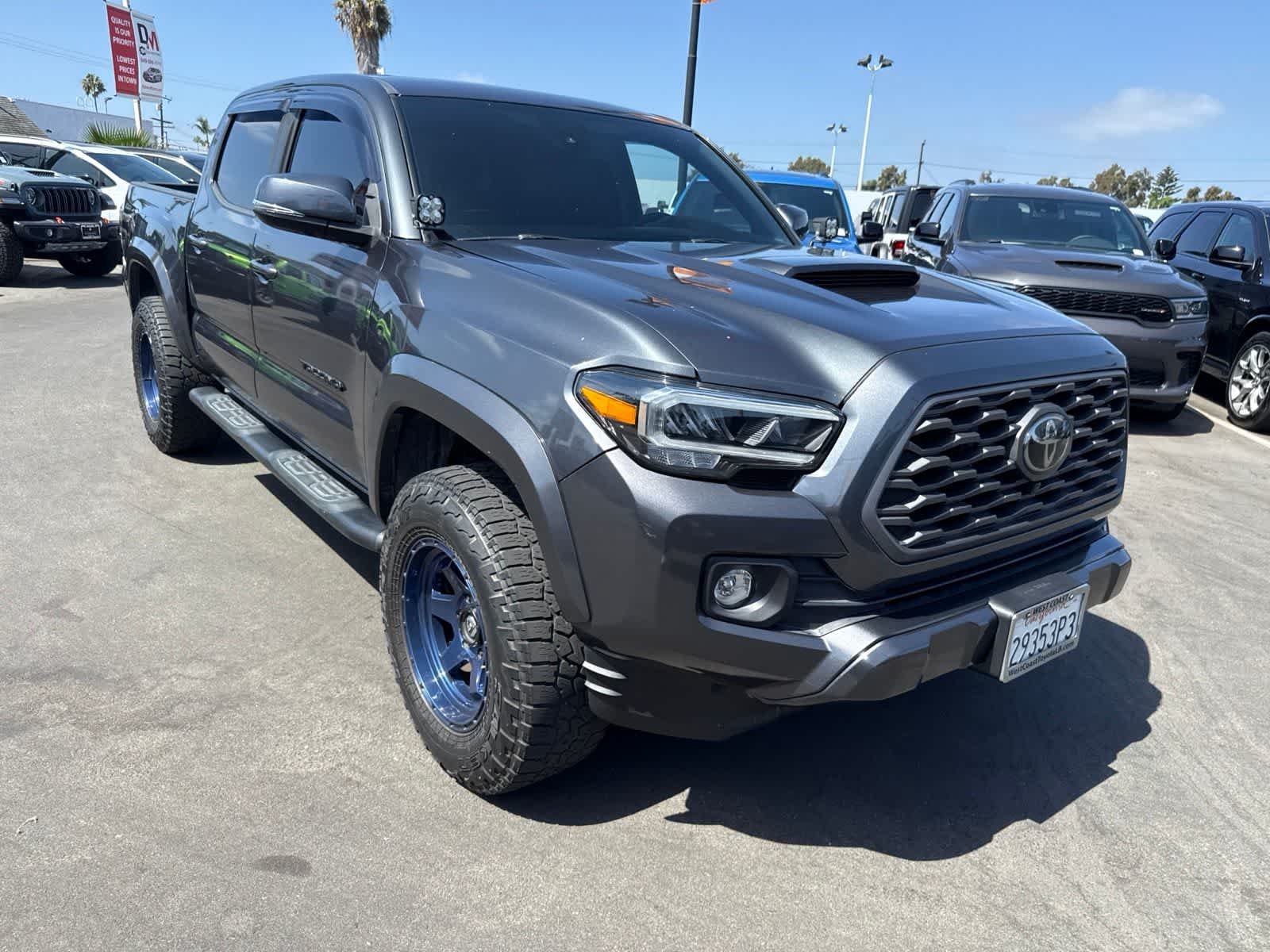 Used 2021 Magnetic Gray Metallic Toyota TRD Sport image 7