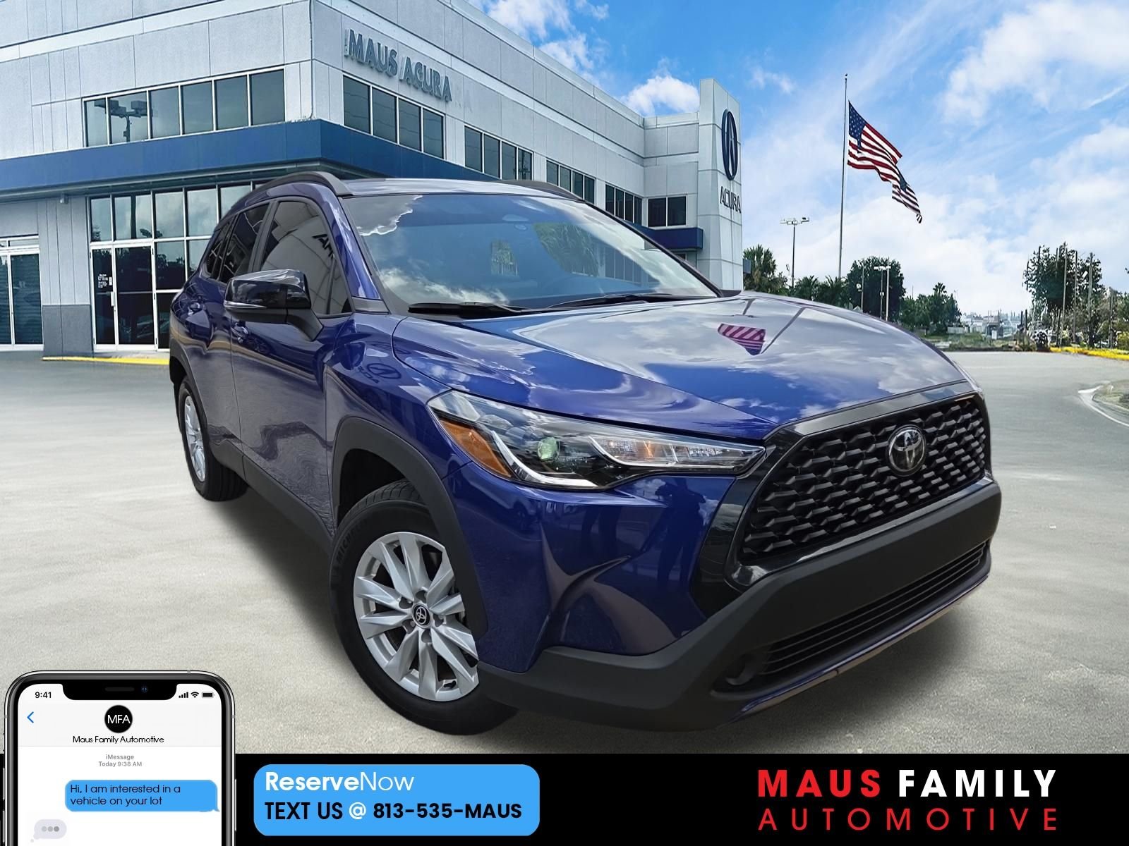 Used 2025 Blue Toyota LE image 1