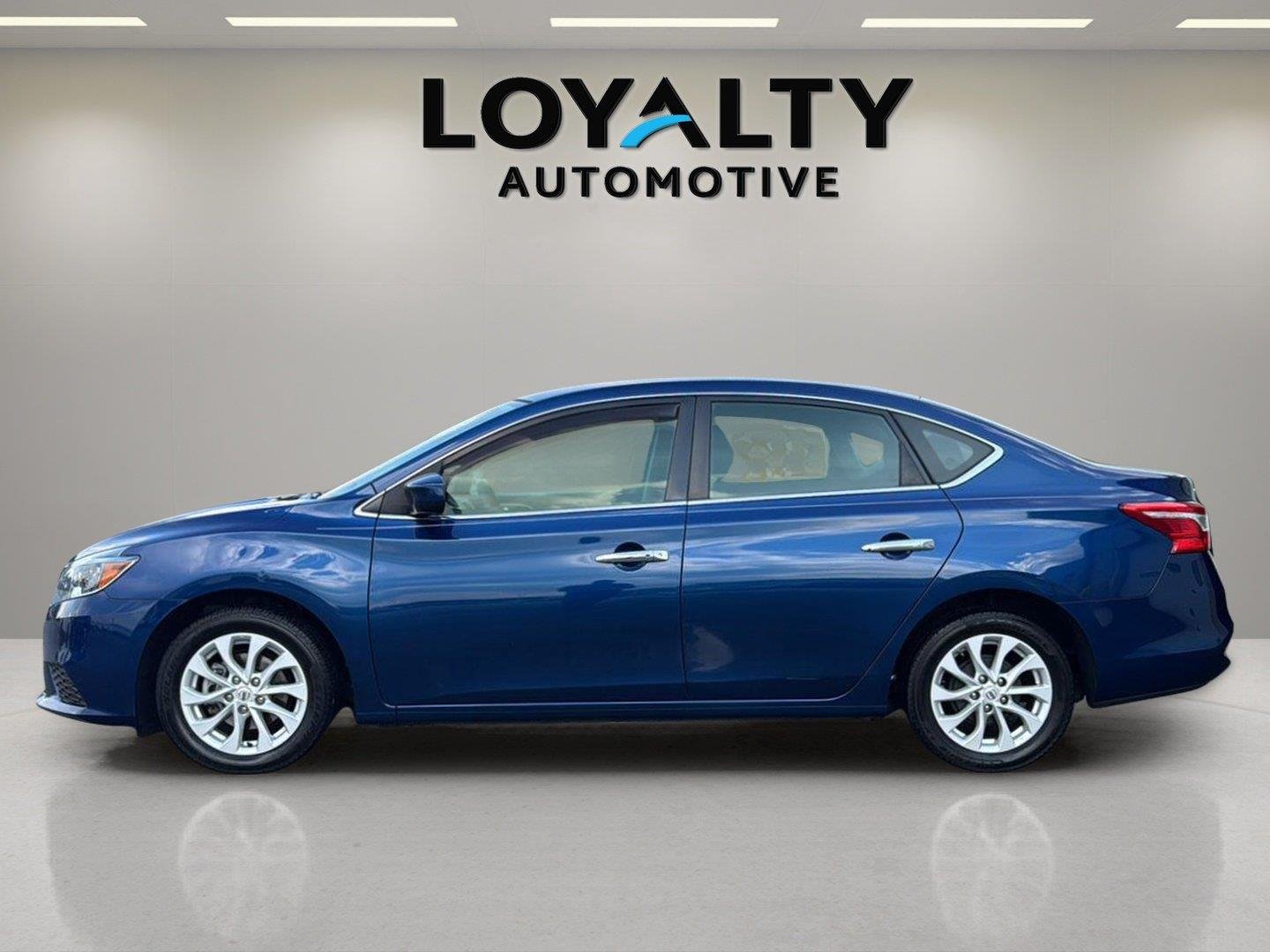 Used 2019 Deep Blue Pearl Nissan SV image 2