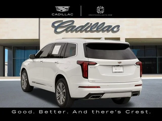 Used 2024 Crystal White Tricoat CADILLAC Premium Luxury image 9