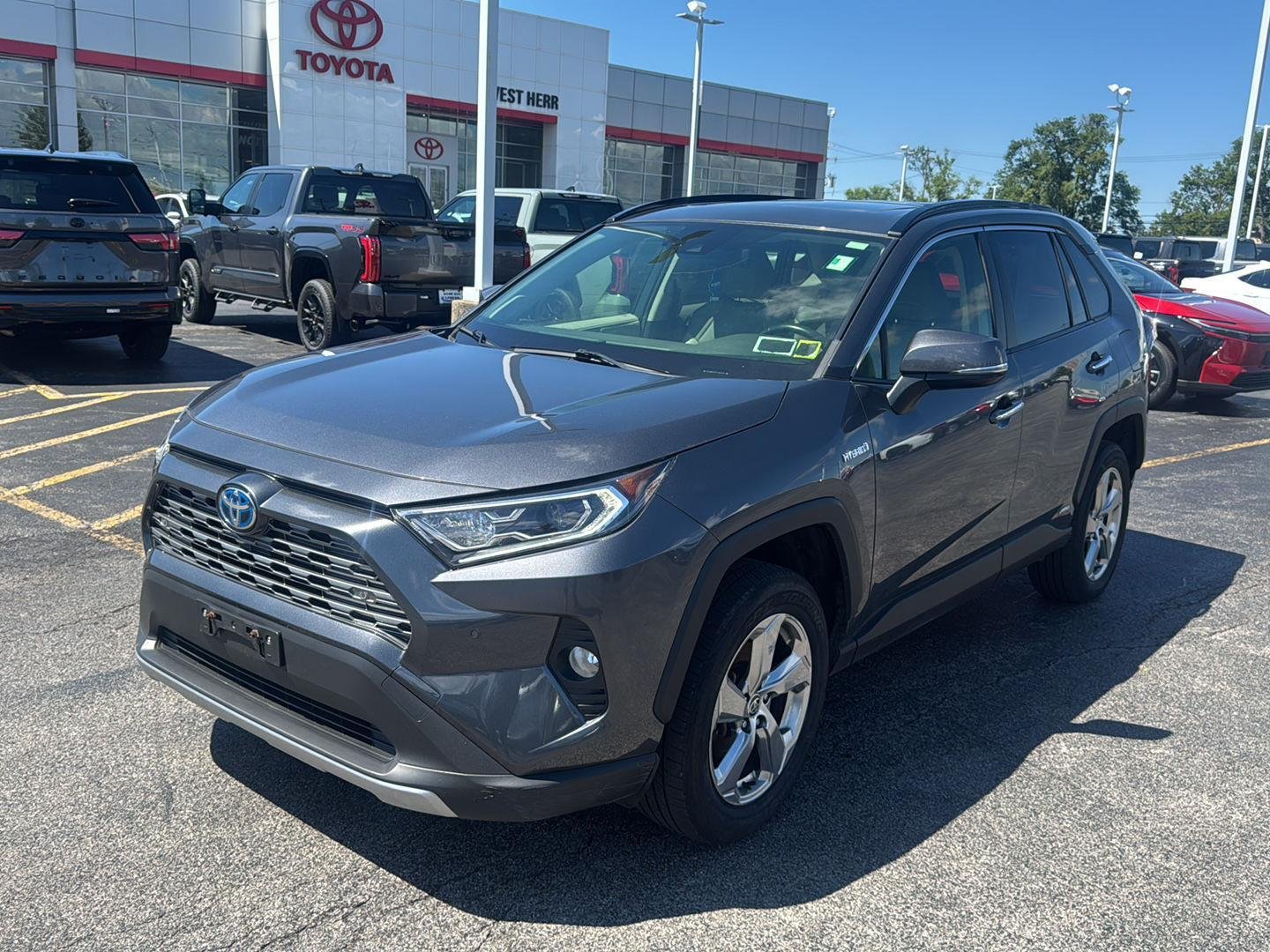 Used 2020 Magnetic Gray Metallic Toyota Limited image 3