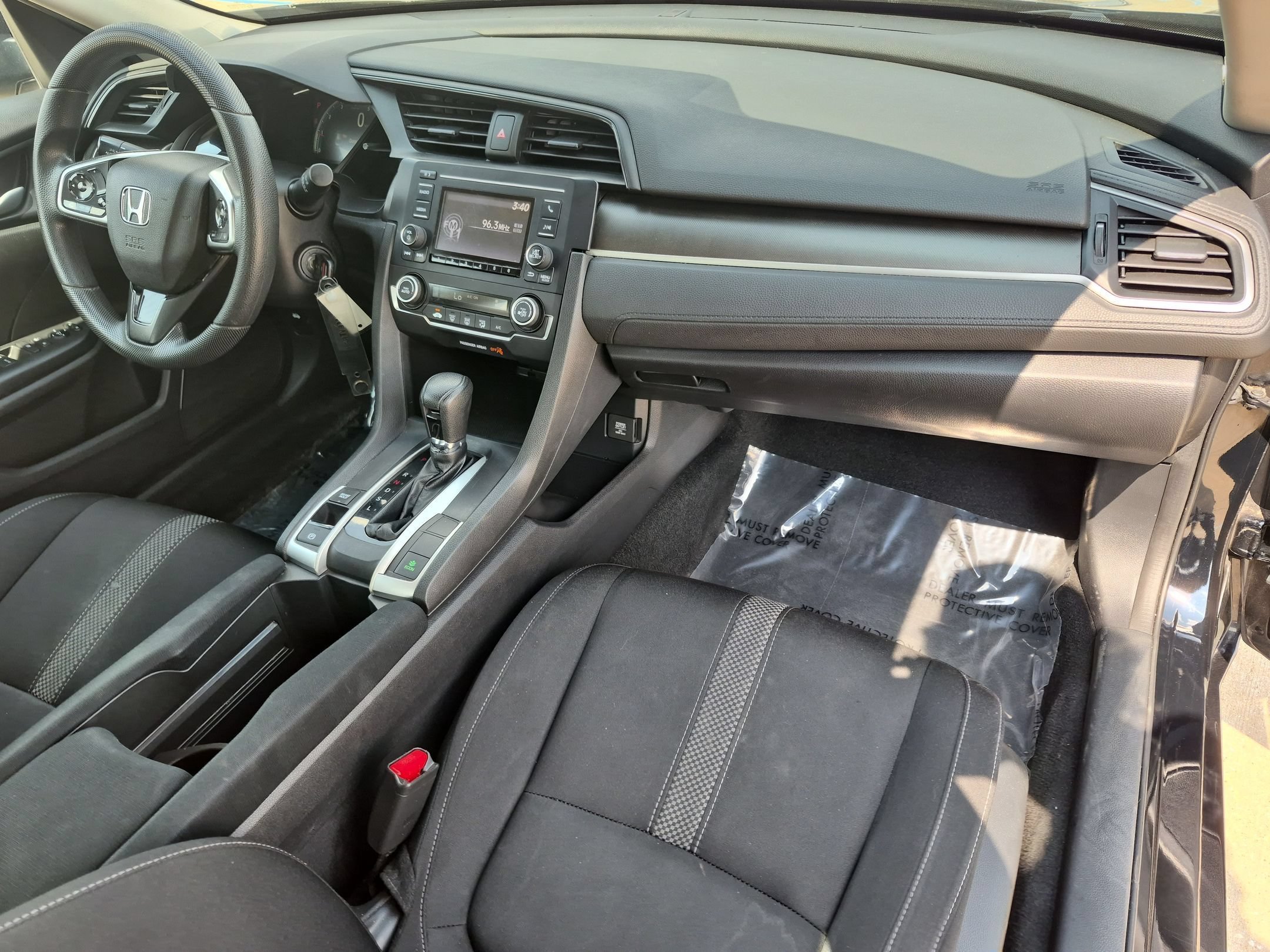 Used 2019 Crystal Black Pearl Honda LX Sedan image 28