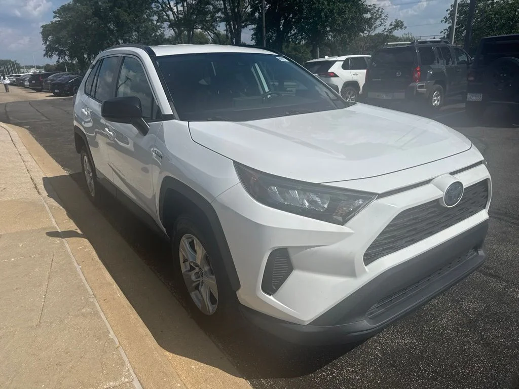 Used 2021 Super White Toyota LE image 8