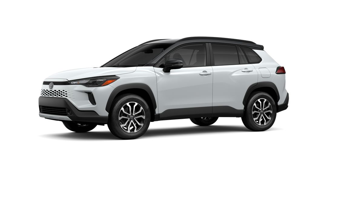 New 2026 Wind Chill Pearl with Jet Black roof Toyota Hybrid SE image 24