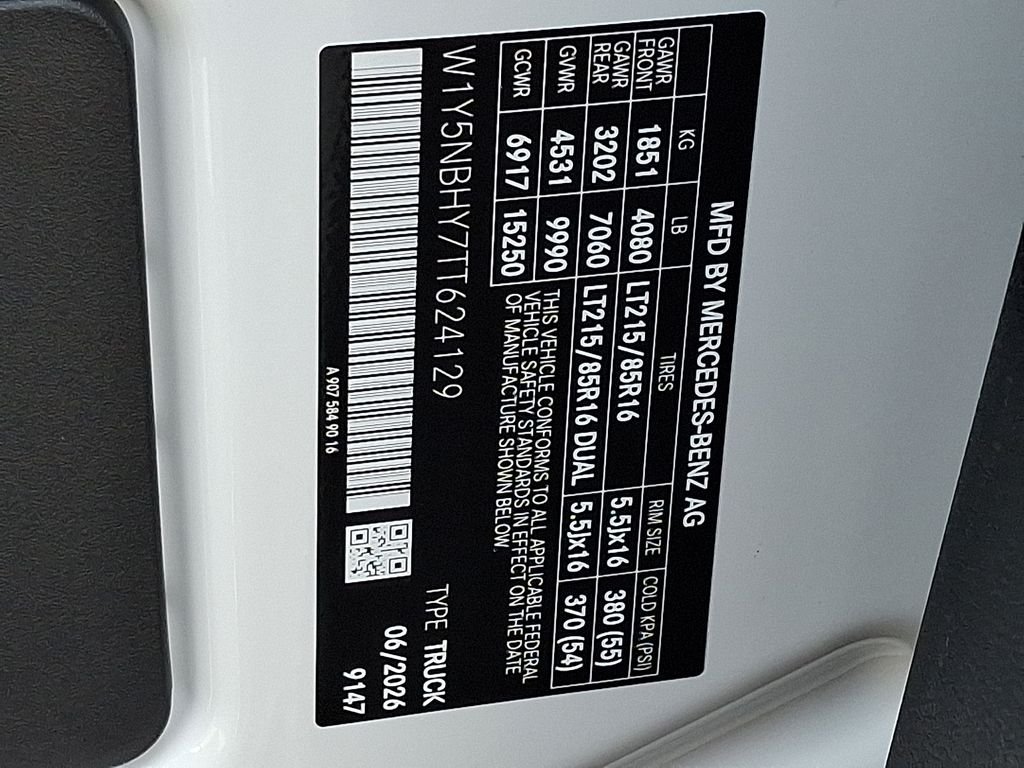 New 2026 Arctic White Mercedes-Benz Cargo 144 WB image 20