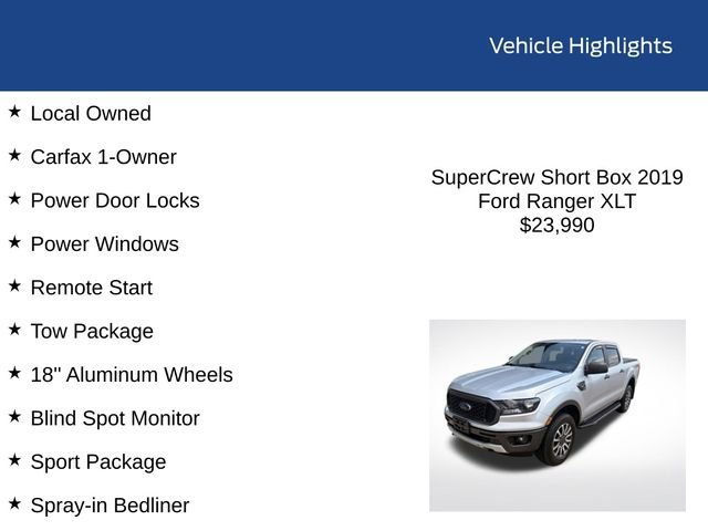 Certified Used 2019 Ingot Silver Metallic Ford XLT image 2