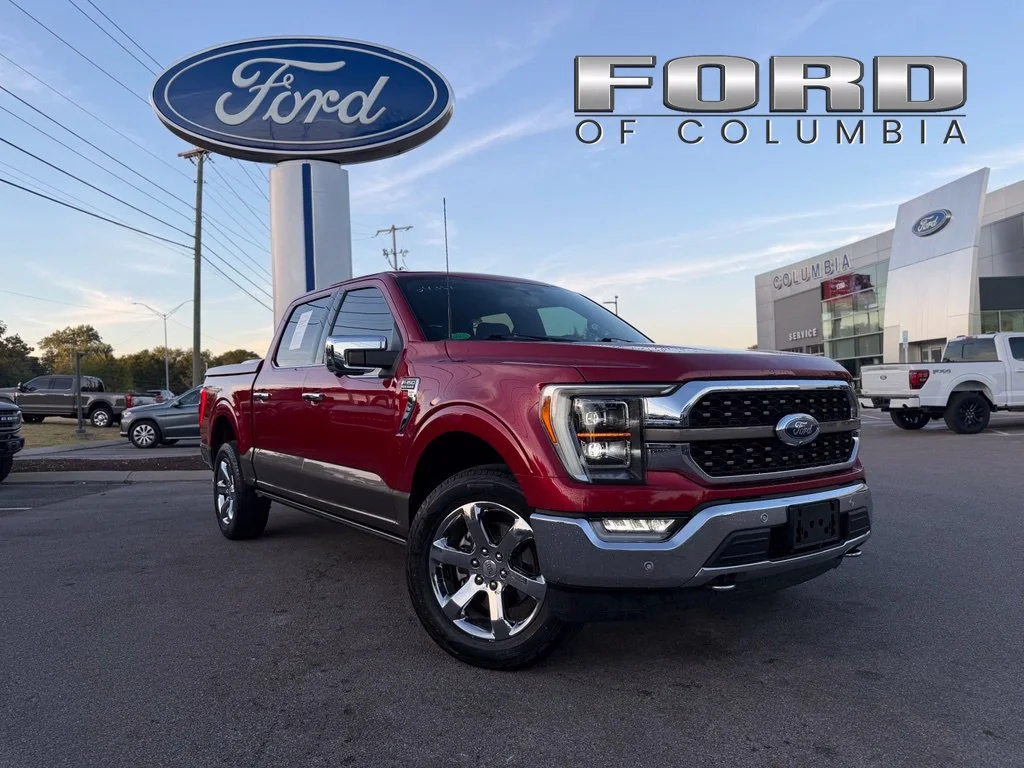 Used 2022 Red Ford King Ranch image 1