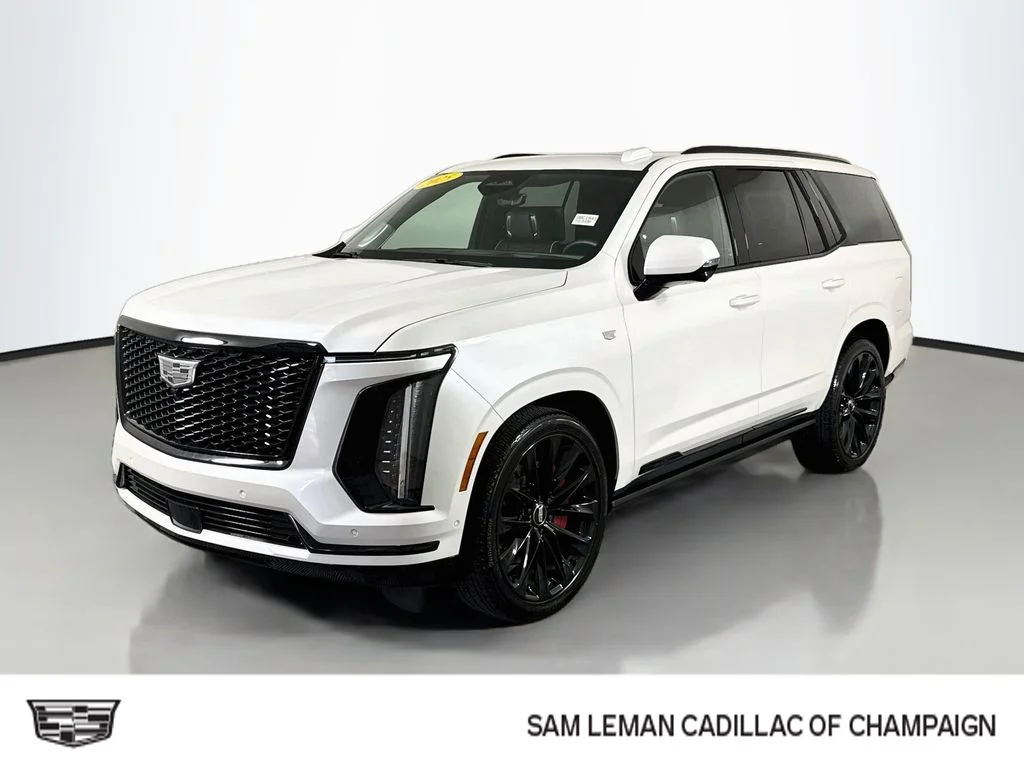 Used 2025 White Cadillac Sport Platinum image 3