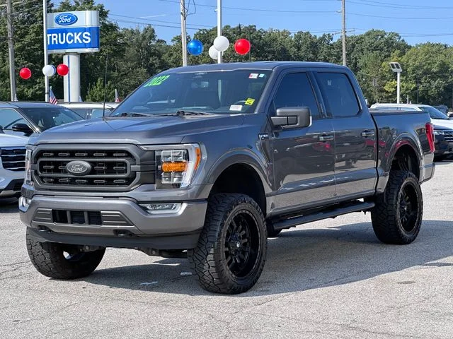 Certified Used 2022 Gray Ford Lifted image 3