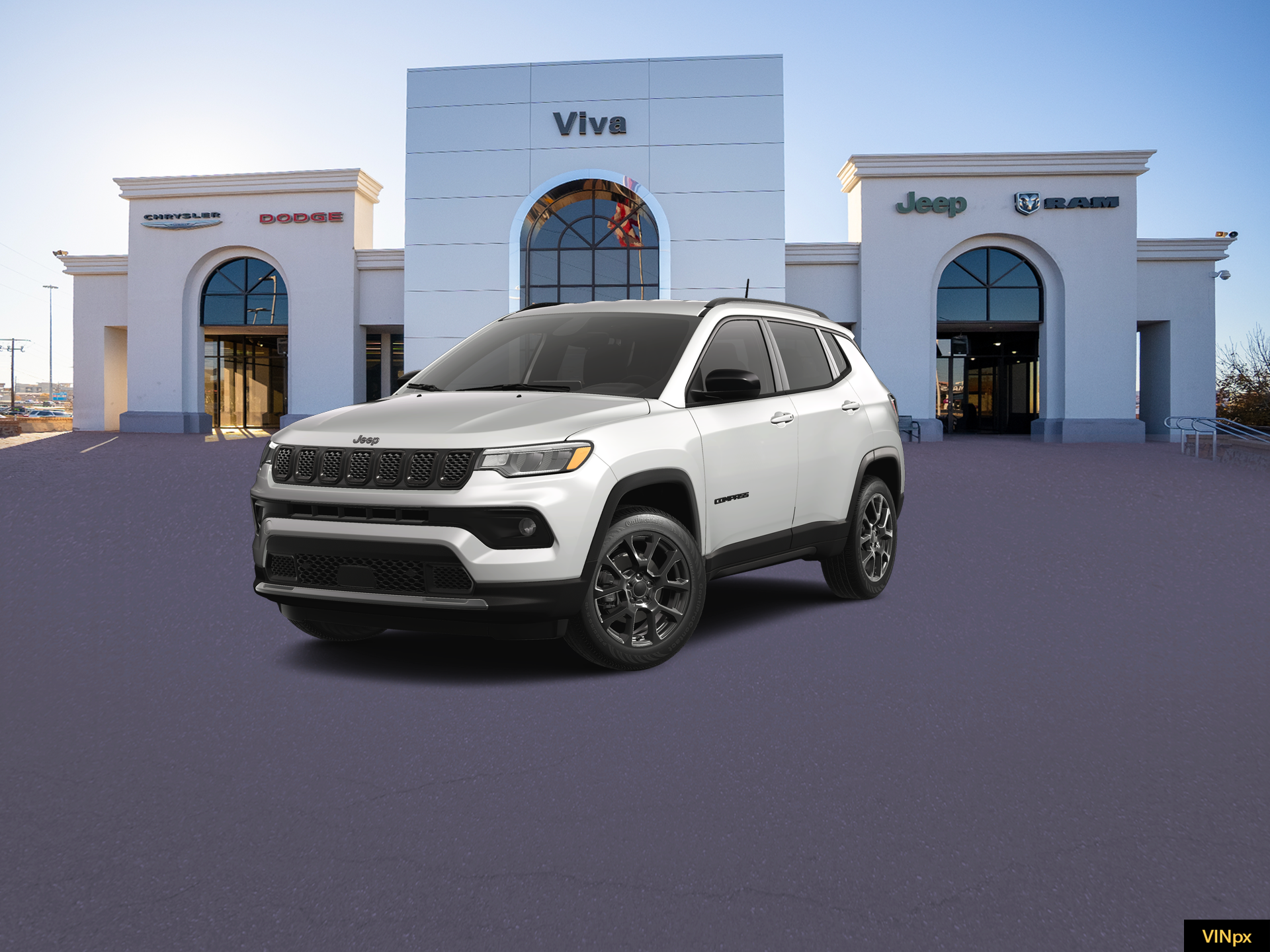 New 2026 Bright White Clearcoat Jeep Latitude image 1