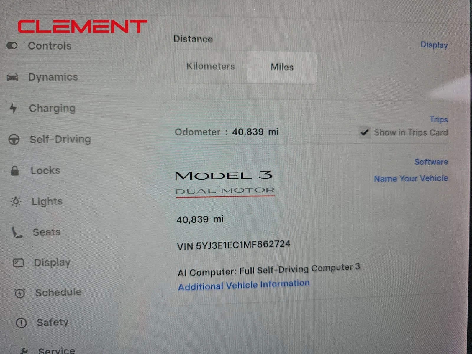Used 2021 Tesla Model 3 Base with VIN 5YJ3E1EC1MF862724 for sale in Florissant, MO