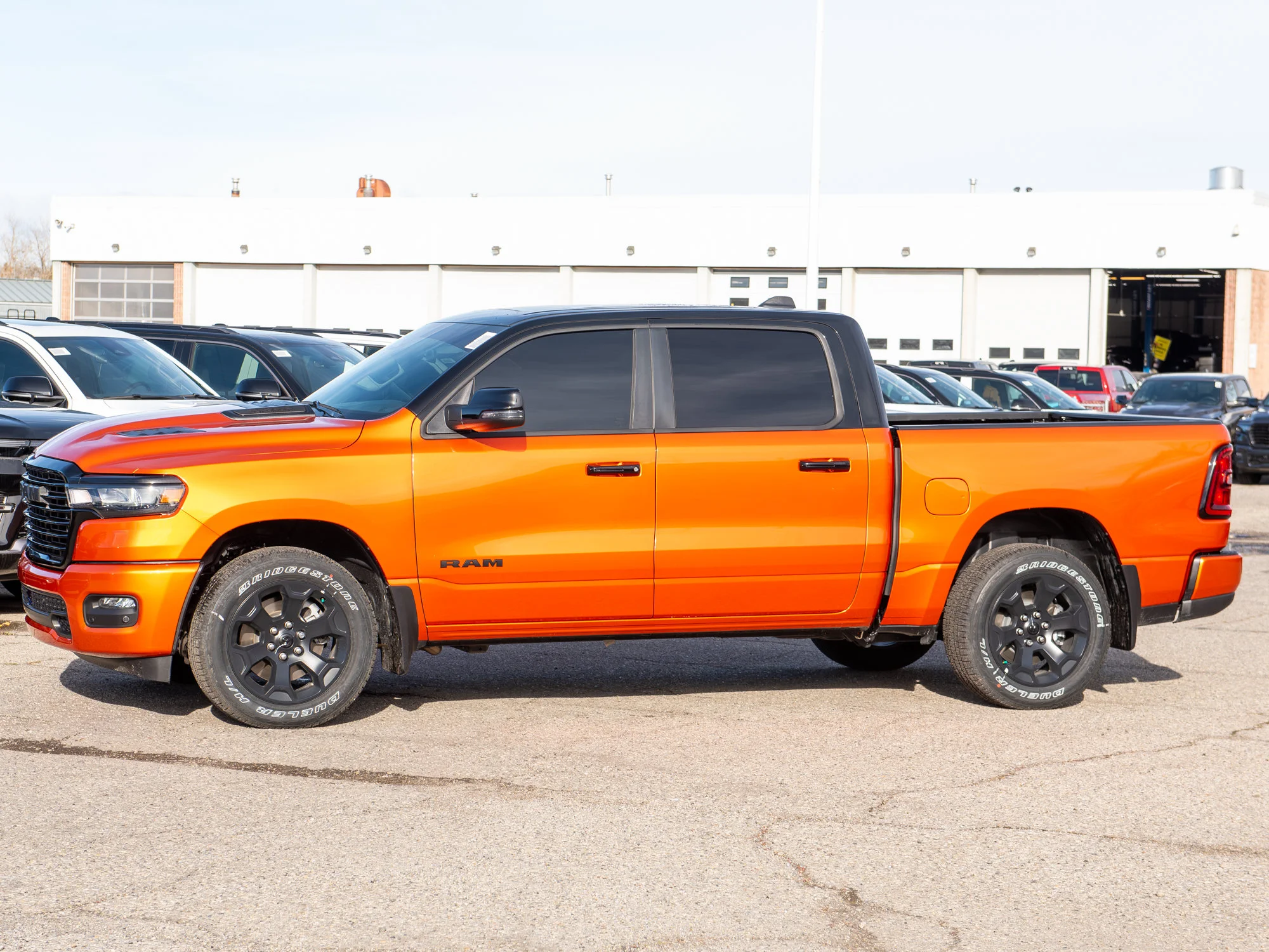 New 2026 Black RAM Sport* Crew Cab 4x4, Heated Seats/Wheel, Panoramic Sunroof, Navigation image 3
