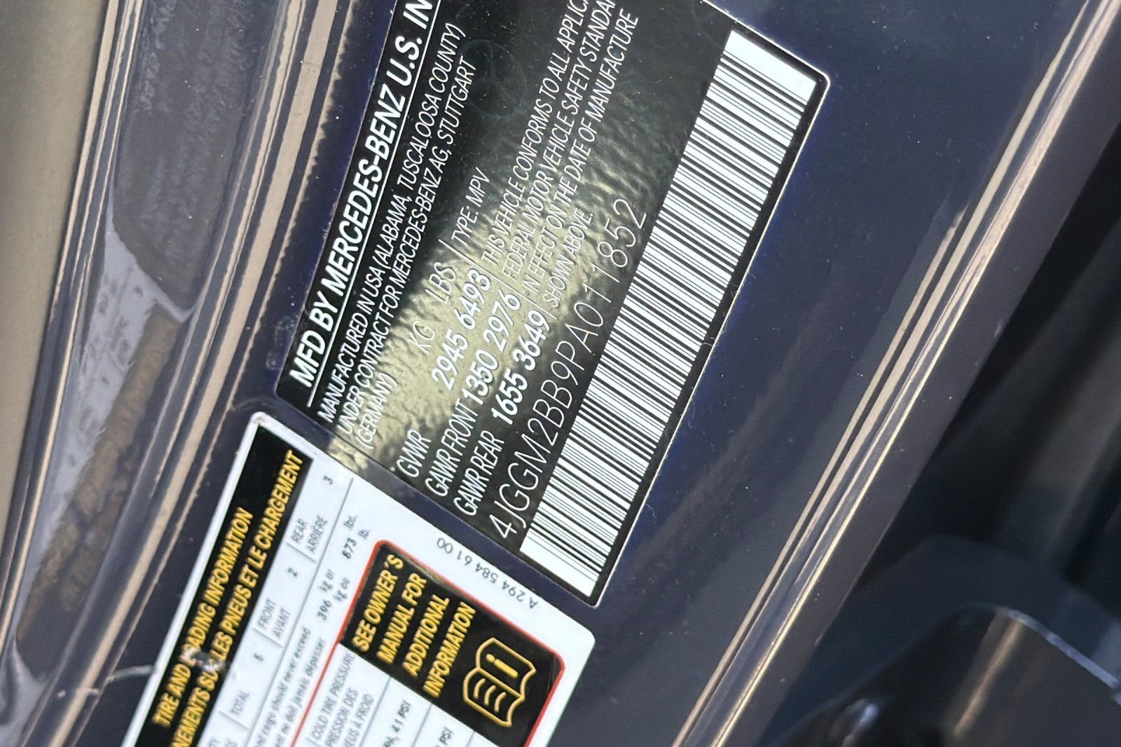 Certified Used 2023 Blue Mercedes-Benz 350+ SUV image 38
