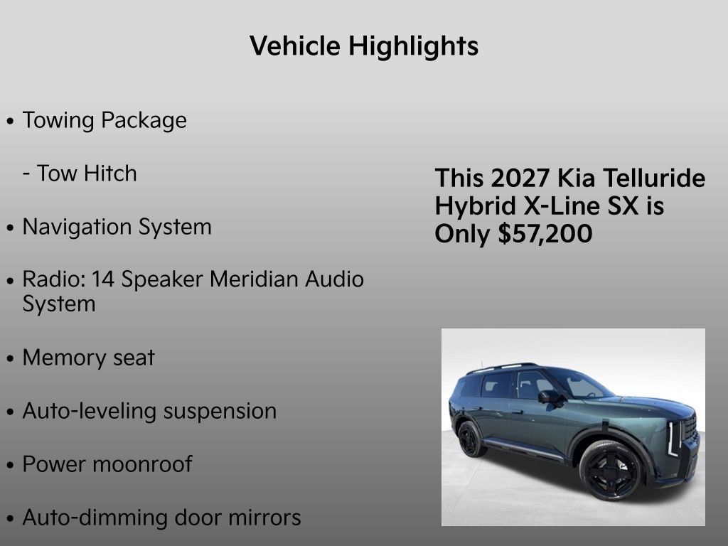 New 2027 Black Jade Green Kia X-LINE SX image 34