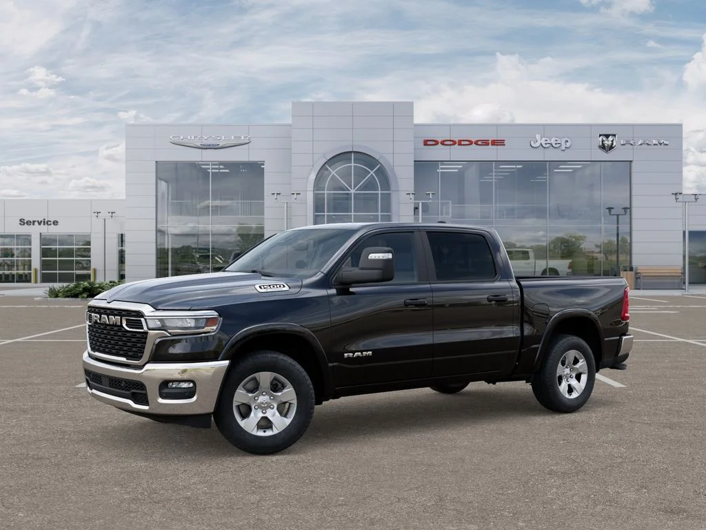 New 2025 Diamond Black Crystal Pearl-Coat Exterior Paint RAM Big Horn/Lone Star image 2