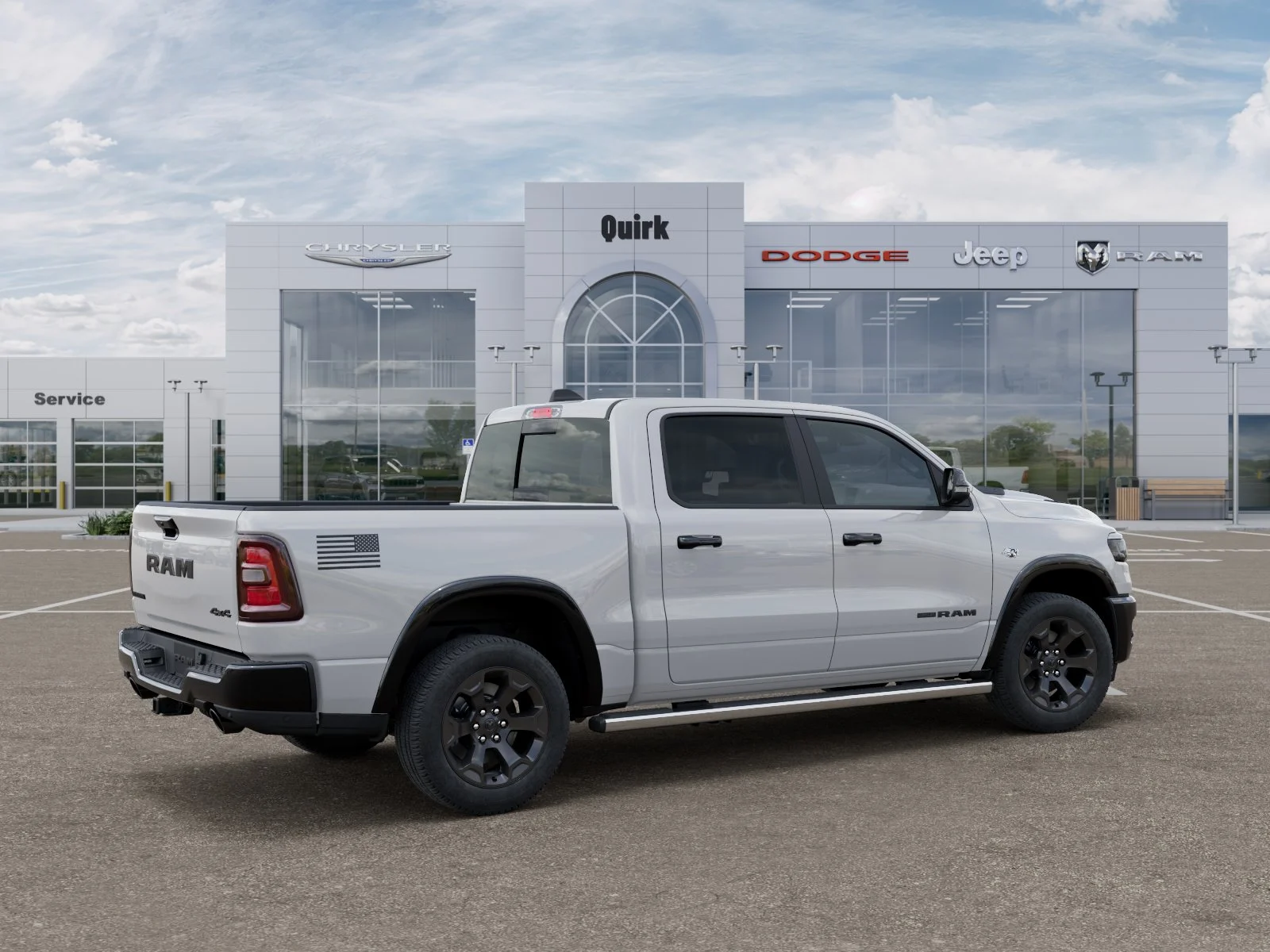 New 2026 Bright White Clearcoat RAM Big Horn image 30