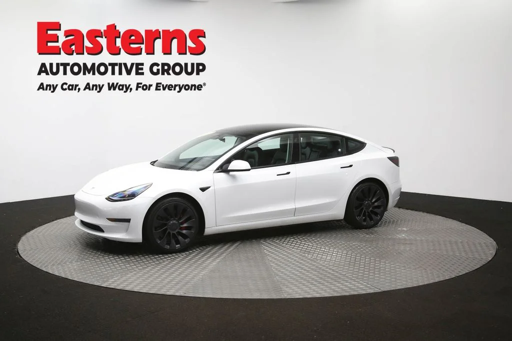 Used 2021 White Tesla Performance image 51