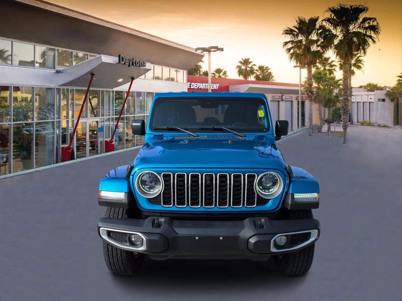 Used 2024 Blue Pearl Jeep Sahara image 8