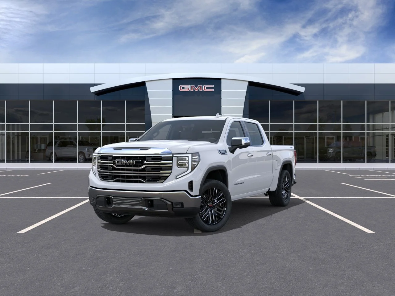 New 2026 Glacier White Tricoat GMC SLT image 28