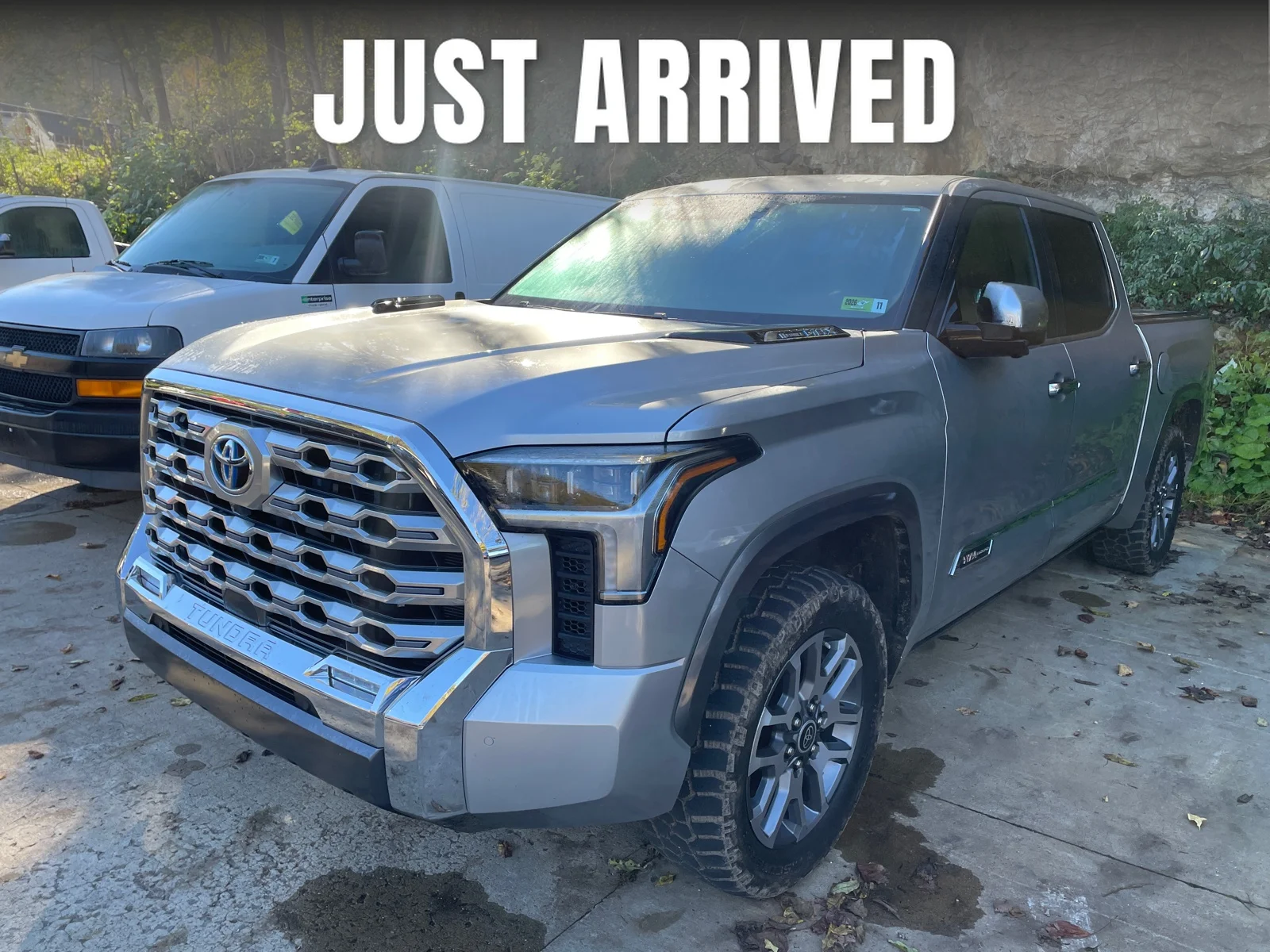 Used 2023 Celestial Silver Metallic Toyota 1794 Edition Hybrid image 1