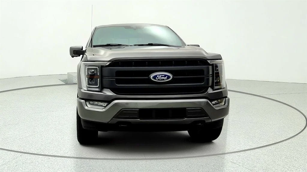 Used 2021 Carbonized Gray Metallic Ford LARIAT 4WD SuperCrew 5